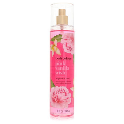 Bodycology Pink Vanilla Wish by Bodycology Fragrance Mist Spray 8 oz (Women)