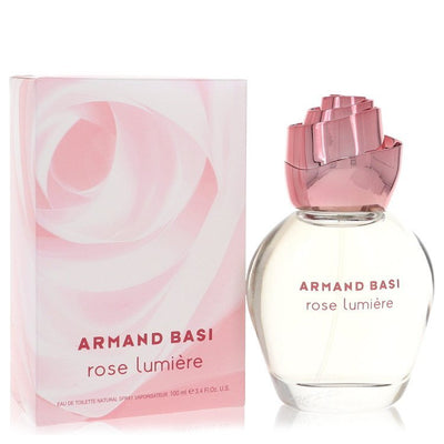 Armand Basi Rose Lumiere by Armand Basi Eau De Toilette Spray 3.3 oz (Women)