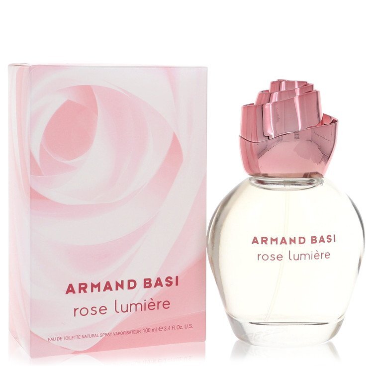 Armand Basi Rose Lumiere by Armand Basi Eau De Toilette Spray 3.3 oz (Women)