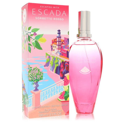 Escada Sorbetto Rosso by Escada Eau De Toilette Spray (Limited Edition) 3.3 oz (Women)