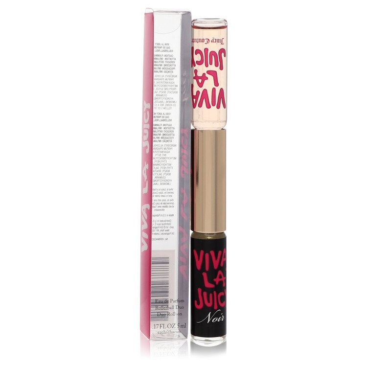 Viva La Juicy Noir by Juicy Couture Duo Mini EDP Roll On Viva La Juicy Noir+Viva La Juicy .17 oz (Women)