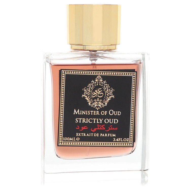 Minister Of Oud Strictly Oud by Fragrance World Extrait De Parfum Spray (Unboxed) 3.4 oz (Men)