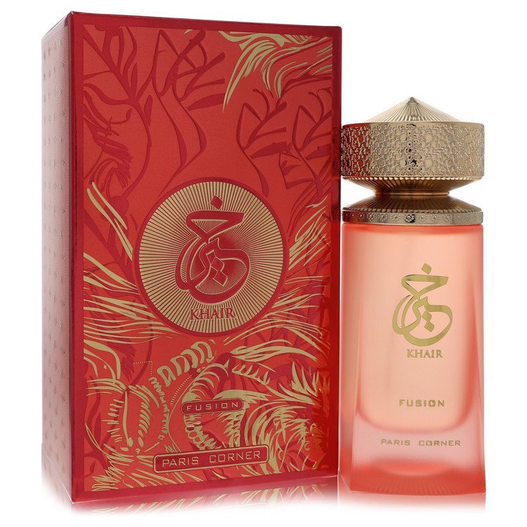Paris Corner Khair Fusion by Paris Corner Eau De Parfum Spray (Unisex) 3.4 oz (Men)