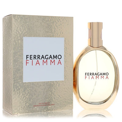Salvatore Ferragamo Fiamma by Salvatore Ferragamo Eau De Parfum Refillable Spray (Unisex) 3.4 oz (Women)