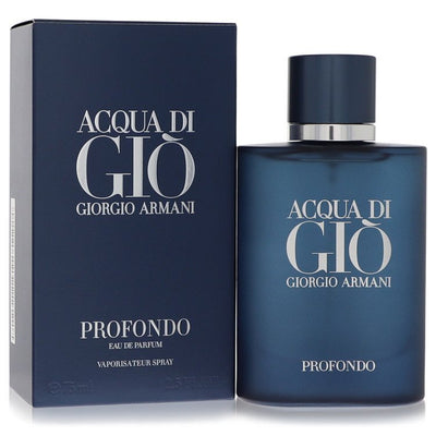 Acqua Di Gio Profondo by Giorgio Armani Eau De Parfum Spray 1.6 oz (Men)