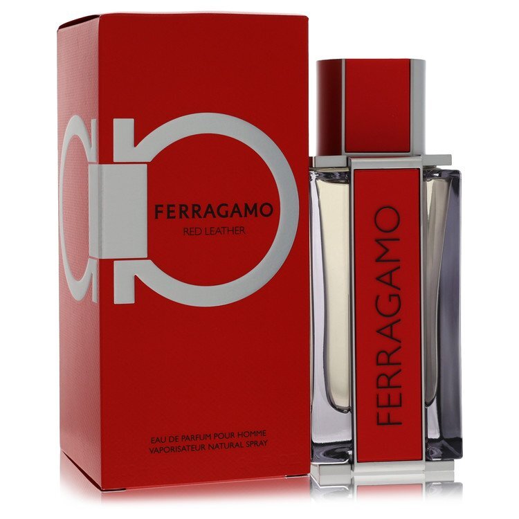 Salvatore Ferragamo Red Leather by Salvatore Ferragamo Eau De Parfum Spray 3.4 oz (Men)