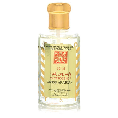 White Rose No 1 by Swiss Arabian Concentrated Perfume Oil Free From Alcohol (Unisex Unboxed) 3.21 oz (Women)