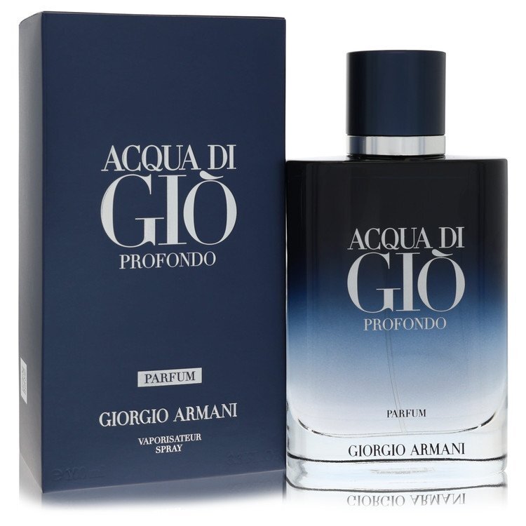 Acqua Di Gio Profondo by Giorgio Armani Eau De Toilette Spray 3.3 oz (Men)
