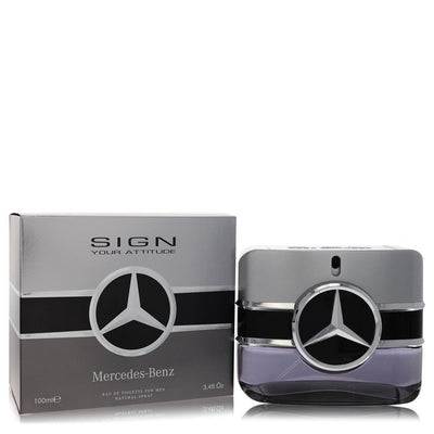 Mercedes Benz Sign Your Attitude by Mercedes Benz Eau De Toilette Spray (Unboxed) 3.4 oz (Men)