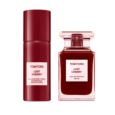 Lost Cherry by Tom Ford 2-Piece Set: 3.4 oz Eau De Parfum Spray + 4 oz Body Spray