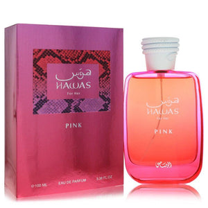 Hawas Pink by Rasasi Eau De Parfum Spray - Oriental Floral Women's Luxury Perfume